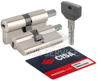 0Q311.36.0.12.C5 Cisa Asix P8 PRO цилиндр 110 (60x50) кл/верт (никель)